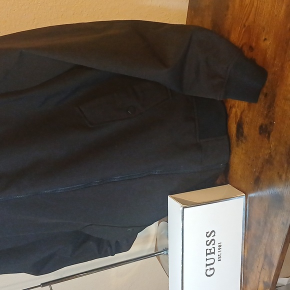 GUESS MENS BOMBER JACKET XXL FIT RUNS XL - Picture 4 of 17